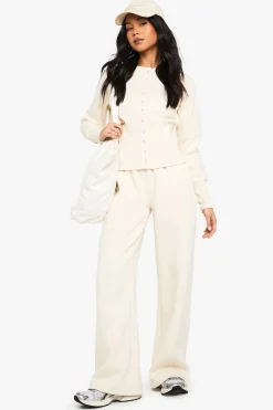 boohoo Deep Hem Popper Bomber Sweatshirt Tracksuit<Femme Survêtements|Survêtements