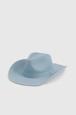 Denim Cowboy Hat
