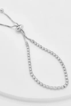 boohoo Diamante Toggle Bracelet< Bracelets