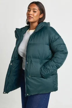 boohoo Doudoune à capuche Plus<Femme Manteaux Et Vestes D’Automne|Doudounes