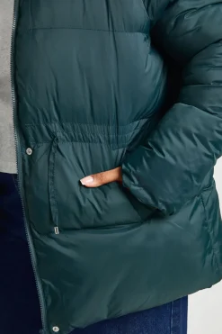boohoo Doudoune à capuche Plus<Femme Manteaux Et Vestes D’Automne|Doudounes