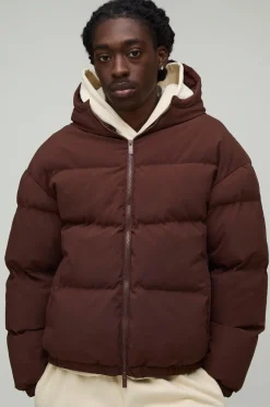 Doudoune À Casynthétiqueche Matelassée Mi-saison Coupe Regular Fit Essentielle Pour Homme