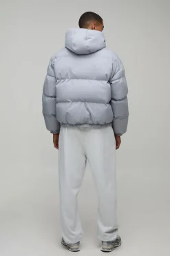 boohooMAN Doudoune À Casynthétiqueche Matelassée Mi-saison Coupe Regular Homme Essentielle<Homme Nouveautés Grande Taille|Tout Afficher