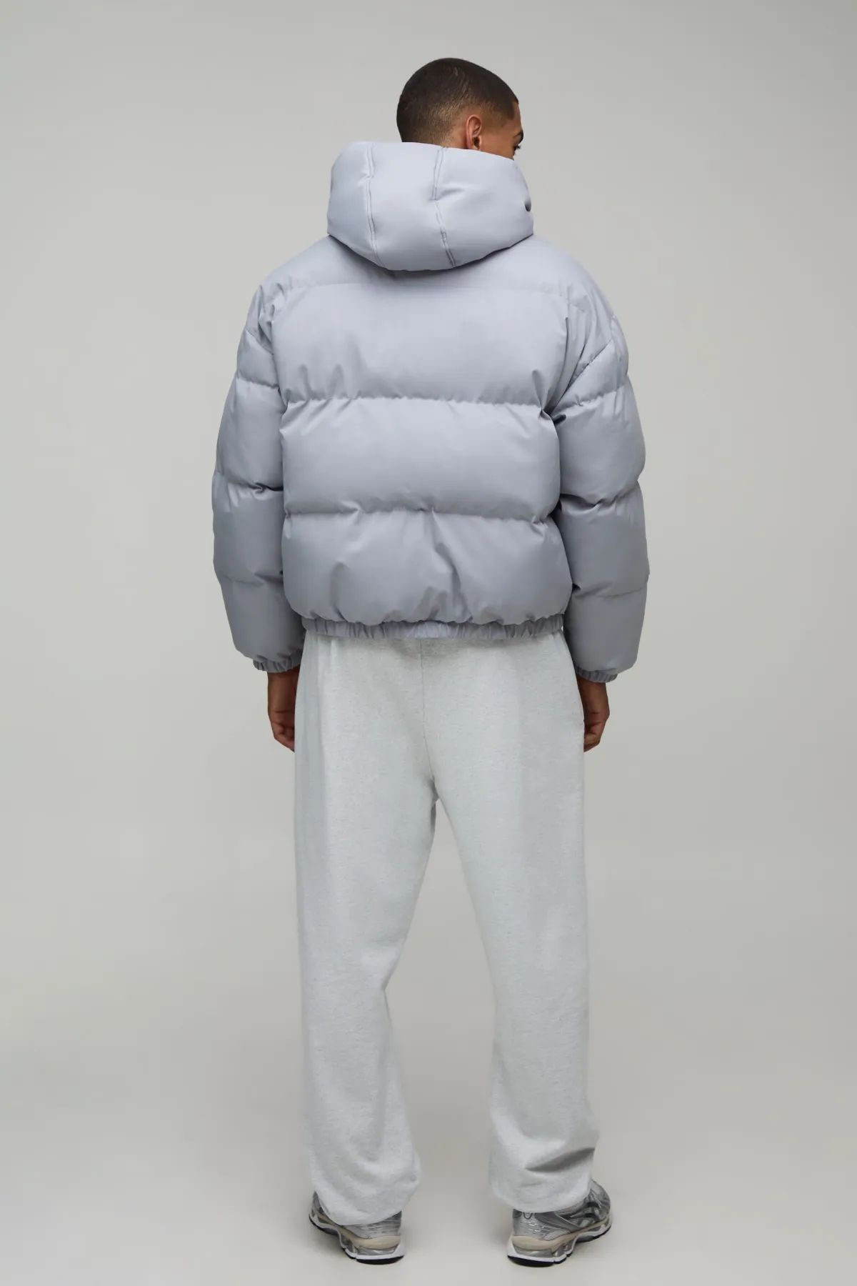 boohooMAN Doudoune À Casynthétiqueche Matelassée Mi-saison Coupe Regular Homme Essentielle<Homme Nouveautés Grande Taille|Tout Afficher