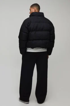 Doudoune Homme Coupe Ample Col Montant Matelassée Poids Moyen Essentielle