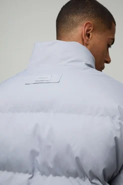 Doudoune Homme Coupe Ample Essentielle Matelassée Mi-saison Col Montant