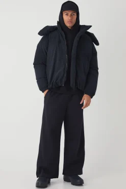 boohooMAN Doudoune Homme Extreme Matelassée Épaisse à Casynthétiqueche e<Homme Manteaux Et Vestes