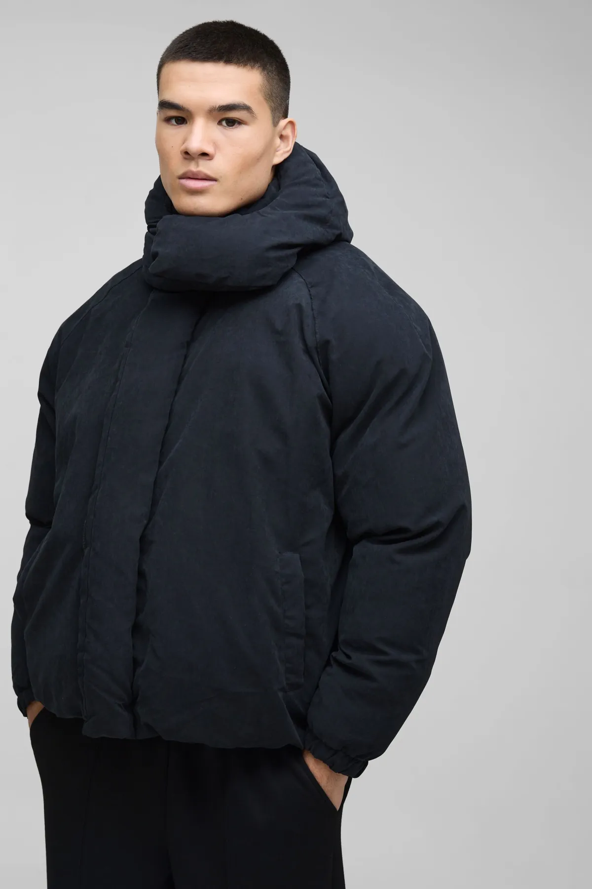 boohooMAN Doudoune Homme Extreme Matelassée Épaisse à Casynthétiqueche e<Homme Manteaux Et Vestes