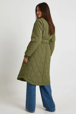 boohoo Doudoune matelassée longue<Femme Doudounes|Vestes & Manteaux
