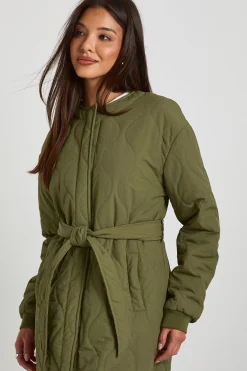 boohoo Doudoune matelassée longue<Femme Doudounes|Vestes & Manteaux