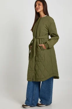 boohoo Doudoune matelassée longue<Femme Doudounes|Vestes & Manteaux