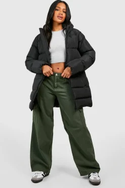 Doudoune à taille cintrée