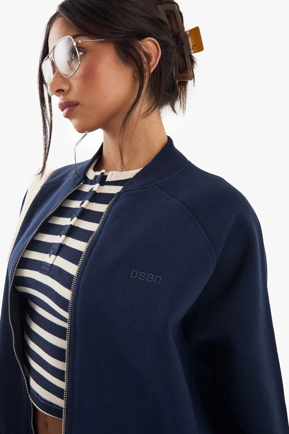 DSGN Studio Bomber Zip Through<Femme Dsgn Studio|Tops D’Automne