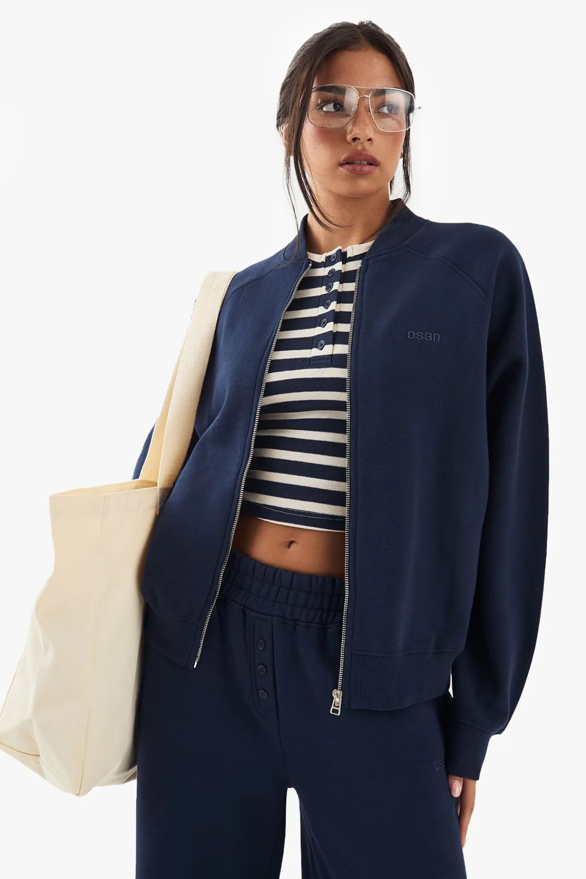 DSGN Studio Bomber Zip Through<Femme Dsgn Studio|Tops D’Automne
