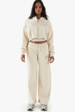 DSGN Studio Collegiate Embroidered Boxy Zip Through Hoodie<Femme Looks De Rentrée|Sweats À Capuche Et Sweatshirts