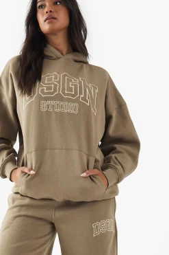 DSGN Studio Collegiate Sweat à capuche oversize brodé<Femme Looks De Rentrée|Sweats À Capuche Et Sweatshirts