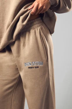 DSGN Studio Jogger à jambe droite appliqué<Femme Pantalons|Dsgn Studio