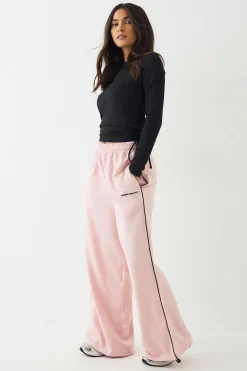 DSGN Studio Jogging Taille Moyenne avec Détails de Passepoil et Cordon de Serrage