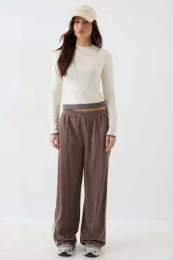 DSGN Studio Jogging Tricot Contraste Jambe Droite<Femme Pantalons|Dsgn Studio