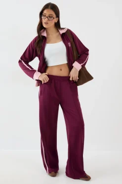 DSGN Studio Jogging Tricot Contrasté Jambe Droite