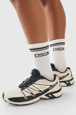 Dsgn Studio Lot De 3 Chaussettes De Sport À Détails Rayés