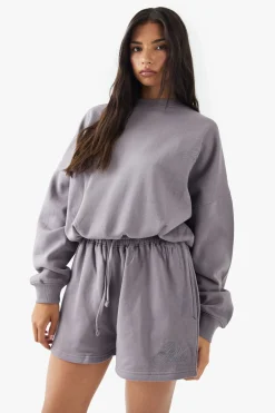 DSGN Studio Script Short Sweat à Broder