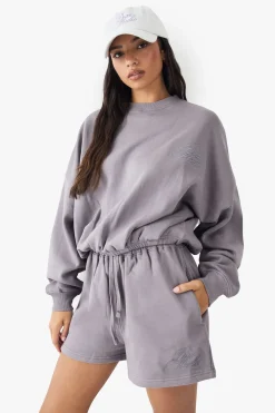 DSGN Studio Script Short Sweat à Broder