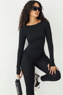 DSGN Studio Sport Haut Ajusté Sans Coutures Ultra Contour à Manches Longues<Femme Vêtements De Sport|Dsgn Studio