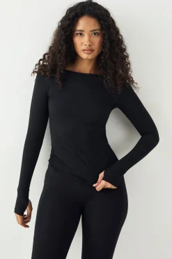 DSGN Studio Sport Haut Ajusté Sans Coutures Ultra Contour à Manches Longues<Femme Vêtements De Sport|Dsgn Studio