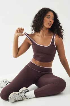 DSGN Studio Sports Legging Taille Haute Ultra Sculpt à Passepoil Contrastant<Femme Vêtements De Sport|Leggings