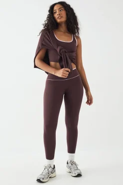 DSGN Studio Sports Legging Taille Haute Ultra Sculpt à Passepoil Contrastant<Femme Vêtements De Sport|Leggings