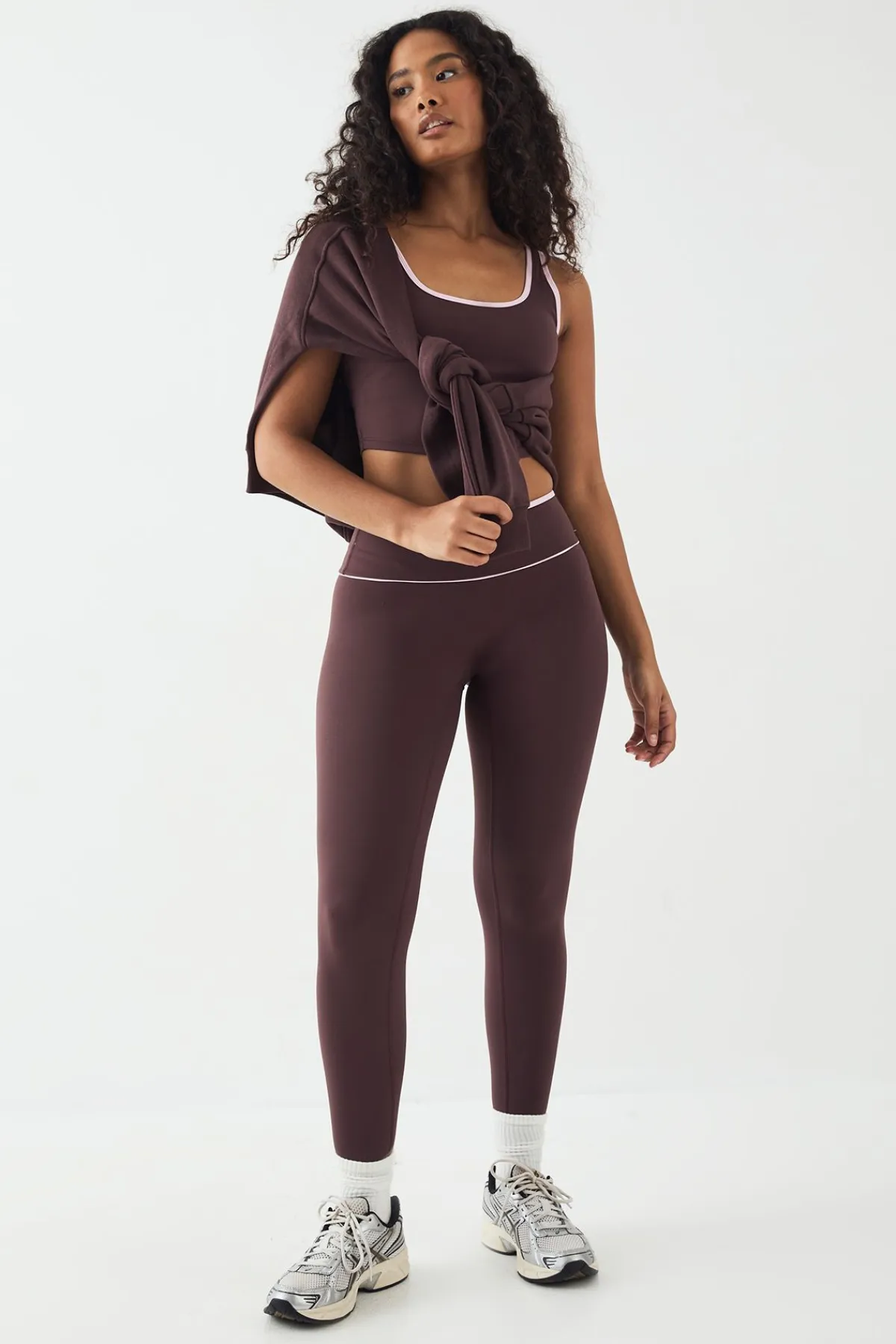 DSGN Studio Sports Legging Taille Haute Ultra Sculpt à Passepoil Contrastant<Femme Vêtements De Sport|Leggings