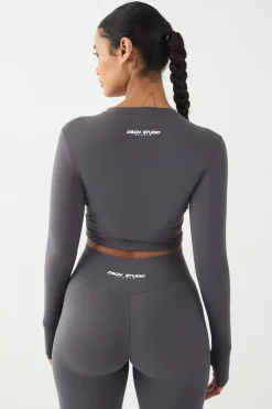 DSGN Studio Supersoft Peached Sculpt Top à Manches Longues
