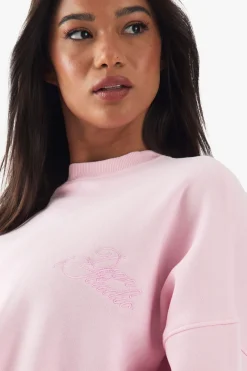 DSGN Studio Sweatshirt à détails plissés et lettrage contrasté