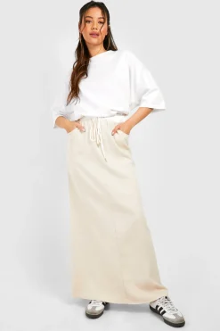 boohoo Détail de la taille Jupe maxi<Femme Jupes|Jupes
