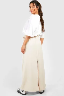 boohoo Détail de la taille Jupe maxi<Femme Jupes|Jupes