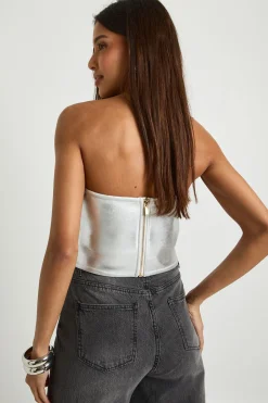 boohoo Détail supérieur du fil de bandage<Femme Tops