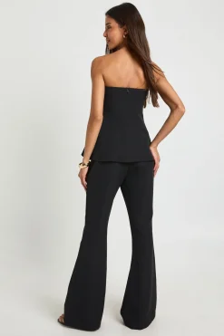 boohoo Ensemble Bandeau Long & Pantalon Évasé Coordonné<Femme Ensembles