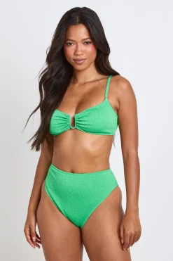 boohoo Ensemble Bikini À Détail Froncé<Femme Maillots De Bain|Tenues De Plage