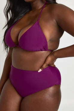 Ensemble Bikini Grande Taille Essentiel Haut Triangle Et Bas Taille Haute