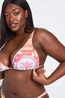 Ensemble Bikini Triangle Grande Taille Imprimé Poster