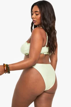 boohoo Ensemble bikini à volants Plus<Femme Maillots De Bain|Tenues De Plage