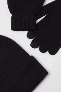 Burton Ensemble Bonnet et Gants Tricotés s<Homme Chapeaux, Gants Et Écharpes