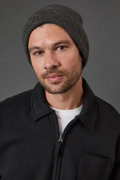 Ensemble Bonnet et Gants Tricotés Anthracite
