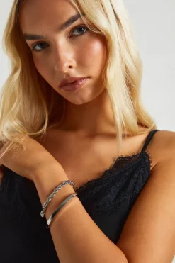 boohoo Ensemble Bracelet Chaîne Et Jonc< Bracelets