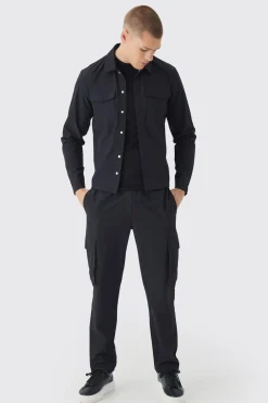 Ensemble Chemise Cargo Stretch Technique & Pantalon