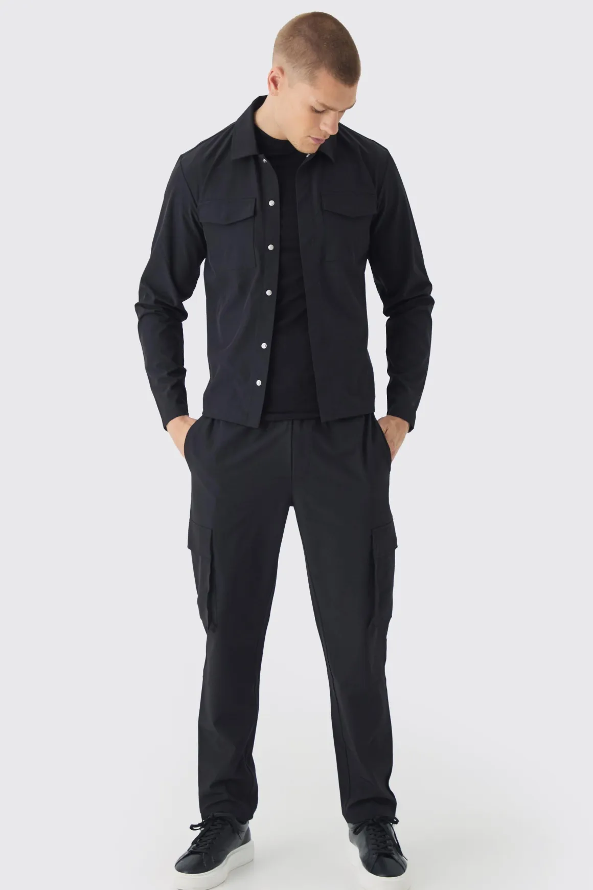 Ensemble Chemise Cargo Stretch Technique & Pantalon