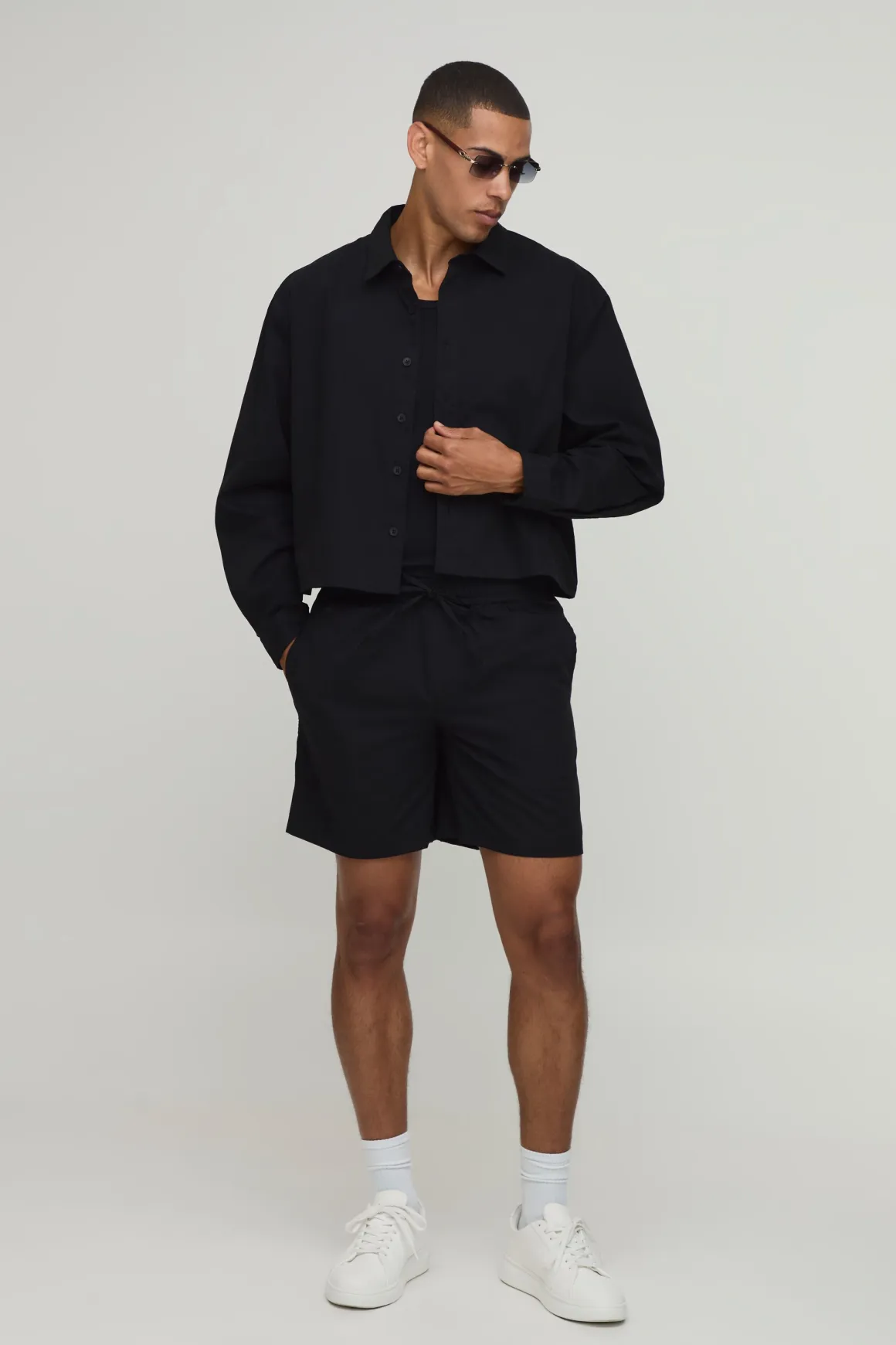 Ensemble Chemise Courte Oversize Ample & Short Baggy