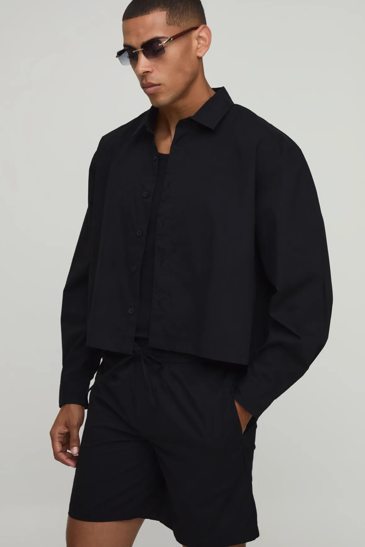 Ensemble Chemise Courte Oversize Ample & Short Baggy