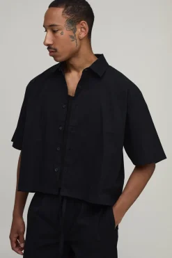 Ensemble Chemise Courte Oversize Boxy Et Pantalon Ample